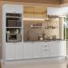 Armário de Cozinha Completa 270 cm Branco Vik Madesa 02
