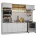 Armário de Cozinha Completa 270 cm Branco Vik Madesa 04