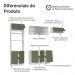 Armário de Cozinha Completa 270 cm Branco/Verde Vik Madesa 03