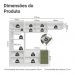 Armário de Cozinha Completa 270 cm Branco/Verde Vik Madesa 04
