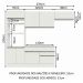 Armário de Cozinha Completa 270cm Branco Glamy Madesa 14