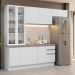 Armário de Cozinha Completa 270cm Branco Glamy Madesa 16