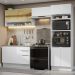 Armário de Cozinha Completa 270cm Branco Stella Madesa 07