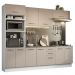 Armário de Cozinha Completa 270cm Branco/Crema Agata Madesa 01