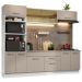 Armário de Cozinha Completa 270cm Branco/Crema Agata Madesa 03