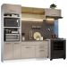 Armário de Cozinha Completa 270cm Branco/Crema Agata Madesa 04