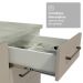 Armário de Cozinha Completa 270cm Branco/Crema Agata Madesa 11