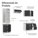 Armário de Cozinha Completa 270cm Branco/Preto Lux Madesa 04