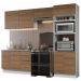 Armário de Cozinha Completa 270cm Branco/Rustic Stella Madesa 05