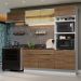 Armário de Cozinha Completa 270cm Branco/Rustic Stella Madesa 08