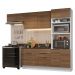 Armário de Cozinha Completa 270cm Branco/Rustic Stella Madesa 10