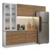 Armário de Cozinha Completa 270cm Branco/Rustic Stella Madesa 11