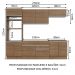 Armário de Cozinha Completa 270cm Rustic Glamy Madesa 13