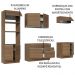 Armário de Cozinha Completa 270cm Rustic Glamy Madesa 13