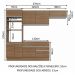 Armário de Cozinha Completa 270cm Rustic Glamy Madesa 14