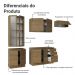 Armário de Cozinha Completa 270cm Rustic Stella Madesa 11