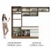 Armário de Cozinha Completa 270cm Rustic/Branco Glamy Madesa 14