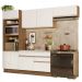 Armário de Cozinha Completa 270cm Rustic/Branco Glamy Madesa 15