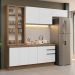 Armário de Cozinha Completa 270cm Rustic/Branco Glamy Madesa 16