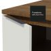Armário de Cozinha Completa 270cm Rustic/Branco Stella Madesa 06