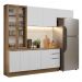 Armário de Cozinha Completa 270cm Rustic/Branco Stella Madesa 11
