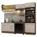 Armário de Cozinha Completa 270cm Rustic/Crema Agata Madesa 05