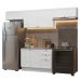 Armário de Cozinha Completa 280 cm Branco Vik Madesa 01