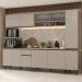 Armário de Cozinha Completa 280 cm Crema Nice Madesa 02
