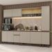 Armário de Cozinha Completa 280 cm Crema Nice Madesa 03