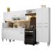 Armário de Cozinha Completa 293cm Branco Emilly Madesa 01