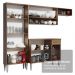 Armário de Cozinha Completa 293cm Rustic/Branco Emilly Madesa 09