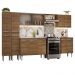 Armário de Cozinha Completa 293cm com Pia Rustic Emilly Madesa 06