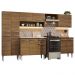 Armário de Cozinha Completa 293cm com Pia Rustic Emilly Madesa 08