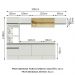 Armário de Cozinha Completa 300cm Branco Diamante Madesa 02