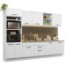 Armário de Cozinha Completa 310cm Branco Agata Madesa 02