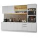 Armário de Cozinha Completa 310cm Branco Stella Madesa 02