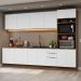 Armário de Cozinha Completa 310cm Rustic/Branco Stella Madesa 01