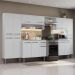 Armário de Cozinha Completa 325cm Branco Emilly Madesa 01