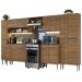 Armário de Cozinha Completa 325cm Rustic Emilly Madesa 02