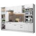 Armário de Cozinha Completa 330cm Branco Agata Madesa 02