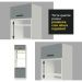 Armário de Cozinha Completa 330cm Branco/Cinza Agata Madesa 02