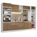 Armário de Cozinha Completa 330cm Branco/Rustic Glamy Madesa 03