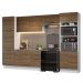 Armário de Cozinha Completa 330cm Branco/Rustic Stella Madesa 02