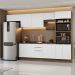 Armário de Cozinha Completa 330cm Rustic/Branco Stella Madesa 05