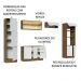 Armário de Cozinha Completa 330cm Rustic/Branco Stella Madesa 07