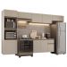 Armário de Cozinha Completa 340 cm Suspenso Crema Nice Madesa 02