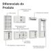 Armário de Cozinha Completa 340cm Branco Agata Madesa 01