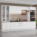 Armário de Cozinha Completa 340cm Branco Stella Madesa 01
