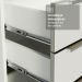 Armário de Cozinha Completa 340cm Branco/Branco Veludo Lux Madesa 02