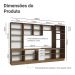 Armário de Cozinha Completa 340cm Rustic/Branco Agata Madesa 01